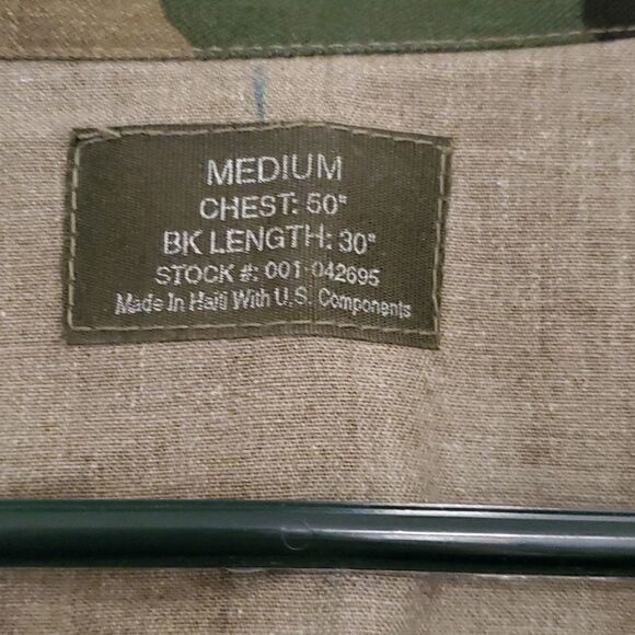 Men's camouflage zip up vest big and tall sizing - Picture 2 of 6